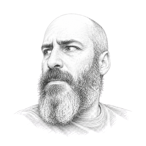 Retrato ilustrado a lápiz